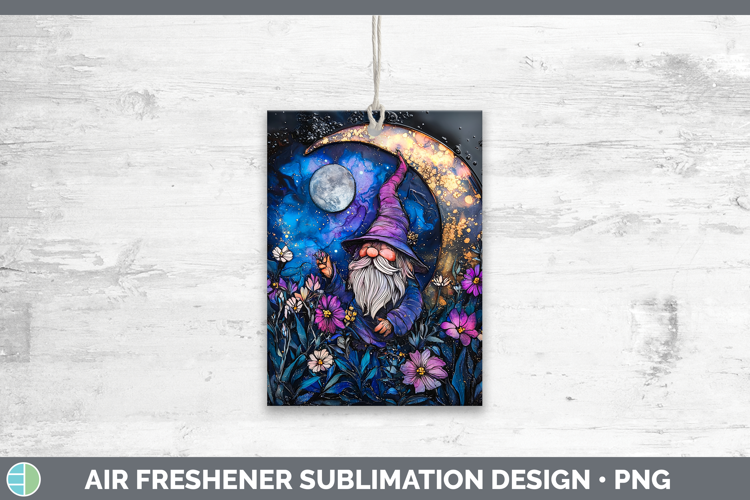 Galaxy Gnome Air Freshener Sublimation Car Freshener Designs