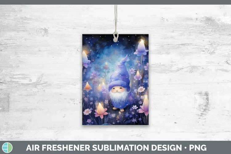 Galaxy Gnome Air Freshener Sublimation Car Freshener Designs