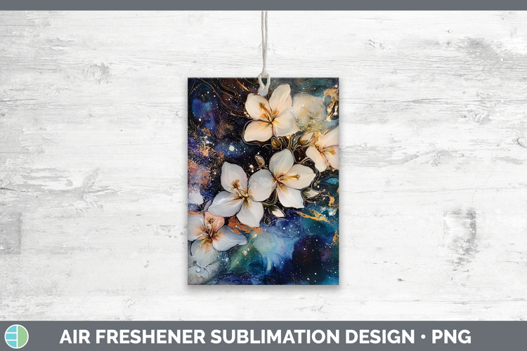 Galaxy Jasmine Air Freshener Sublimation Car Freshener Desig