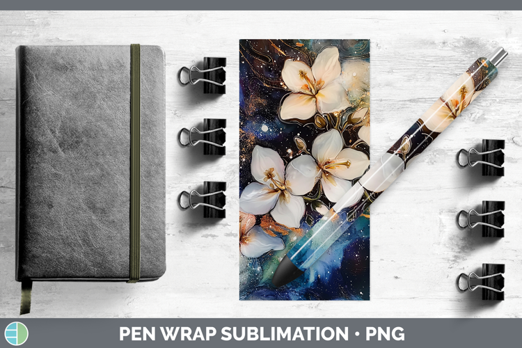 Galaxy Jasmine Pen Wrap Sublimation Pen Designs