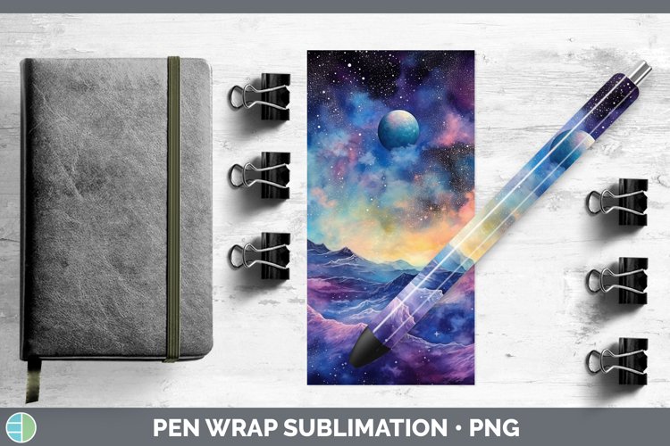 GorgeousGalaxy Pen Wrap design.