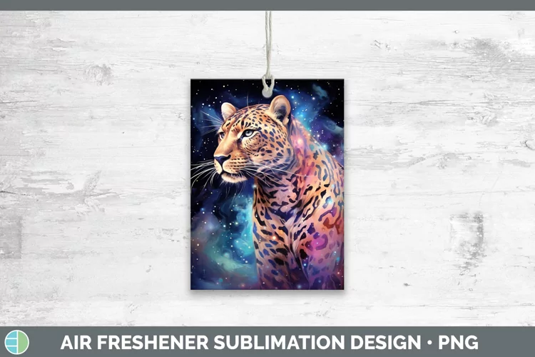 Galaxy Leopard Air Freshener Sublimation Car Freshener Desig