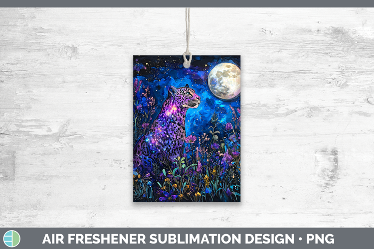 Galaxy Leopard Air Freshener Sublimation Car Freshener Desig
