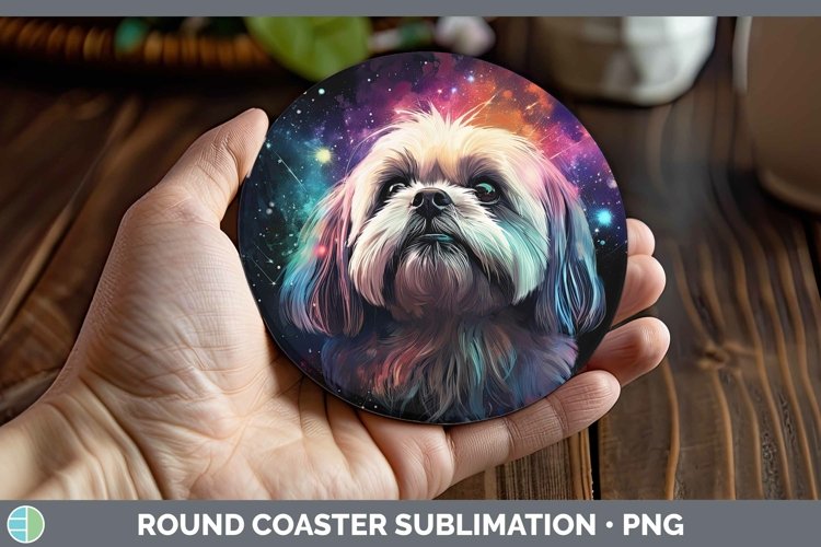 GorgeousGalaxy Round Coaster design.
