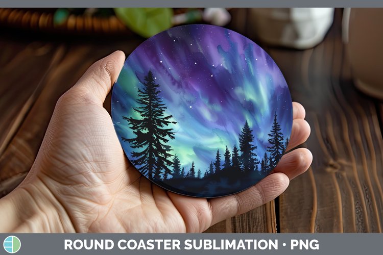 GorgeousGalaxy Round Coaster design.