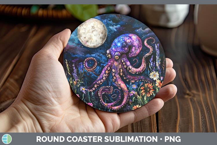GorgeousGalaxy Round Coaster design.
