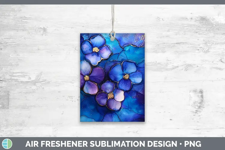 Galaxy Periwinkle Air Freshener Sublimation Car Freshener De