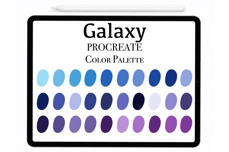 Galaxy Procreate Palette - Procreate Color palette