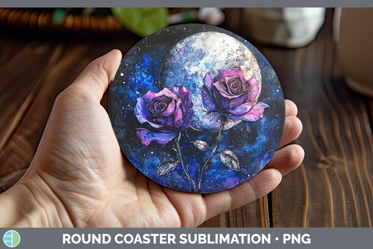 GorgeousGalaxy Round Coaster design.