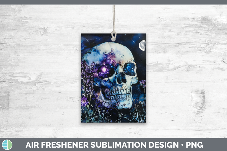 Galaxy Skull Air Freshener Sublimation Car Freshener Designs