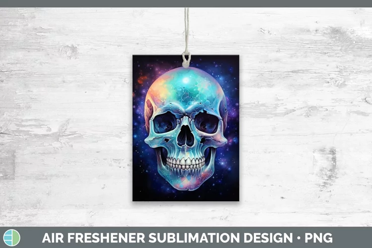 Galaxy Skull Air Freshener Sublimation Car Freshener Designs