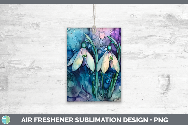 Galaxy Snowdrop Air Freshener Sublimation Car Freshener Desi