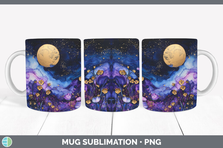 GorgeousGalaxy Mug Wrap design.