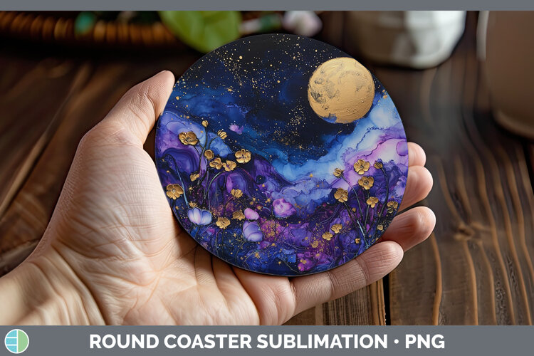 GorgeousGalaxy Round Coaster design.