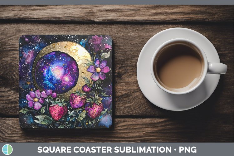 GorgeousGalaxy Square Coaster design.