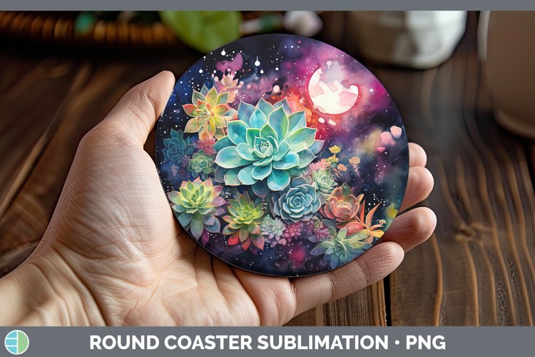 GorgeousGalaxy Round Coaster design.
