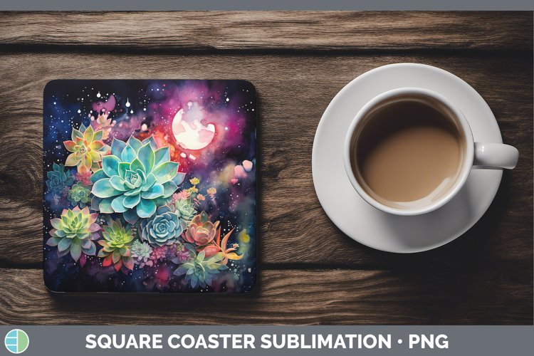 GorgeousGalaxy Square Coaster design.