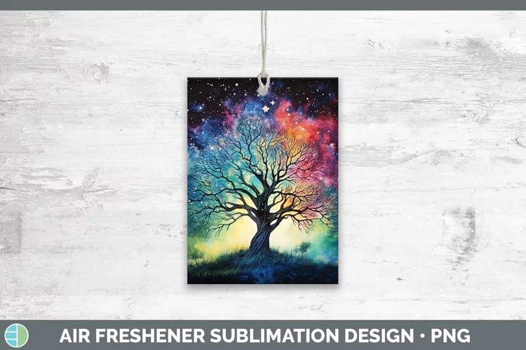 Galaxy Tree of Life Air Freshener Sublimation Car Freshener