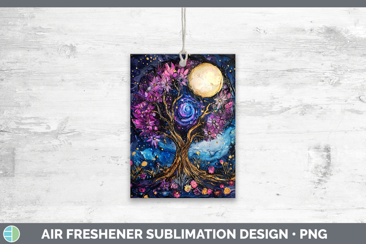 Galaxy Tree of Life Air Freshener Sublimation Car Freshener