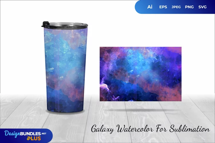 Galaxy Watercolor for Sublimation