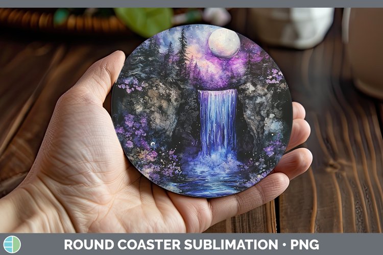 GorgeousGalaxy Round Coaster design.
