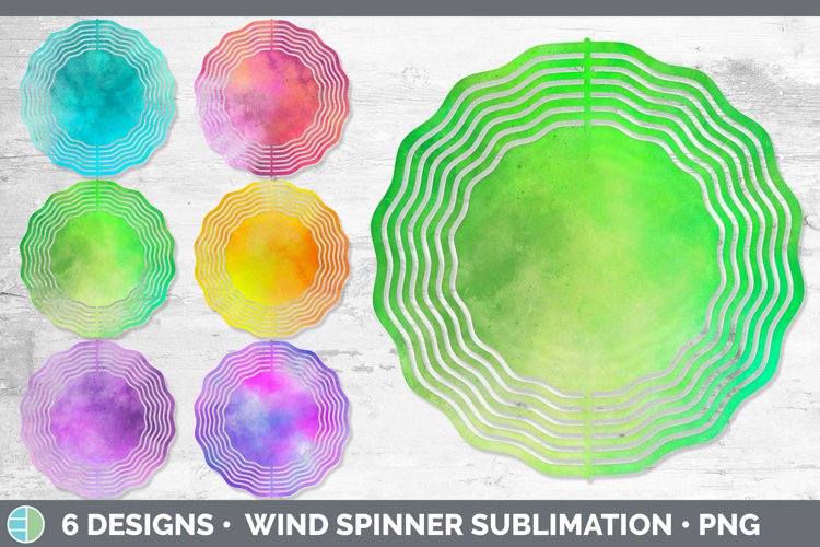 Galaxy Wind Spinner | Sublimation Designs Bundle