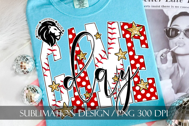 Baseball Game Day Sublimation PNG