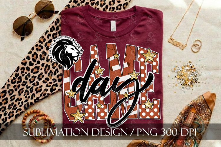 Football Game Day Sublimation PNG