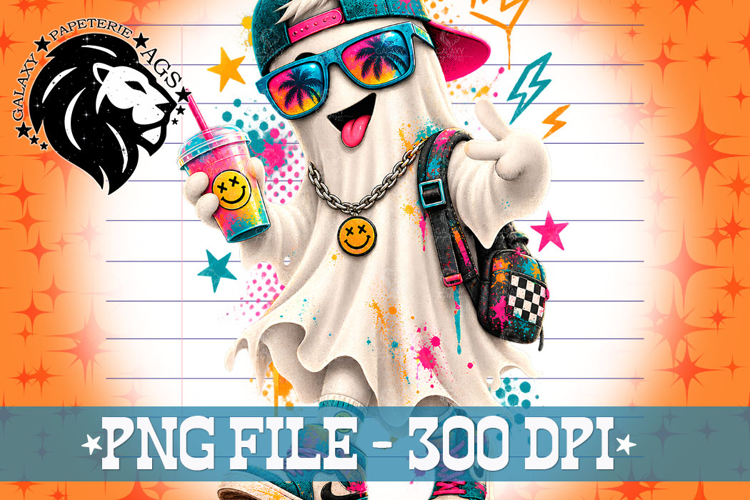 Boy Ghost Halloween, Grunge, PNG, Kids Halloween