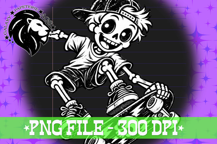 Boy Skeleton Halloween, Grunge, PNG, Kids Halloween