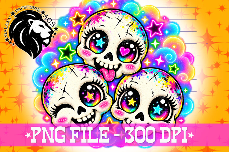 Skeletons Halloween, Colorful, PNG, Kids Halloween