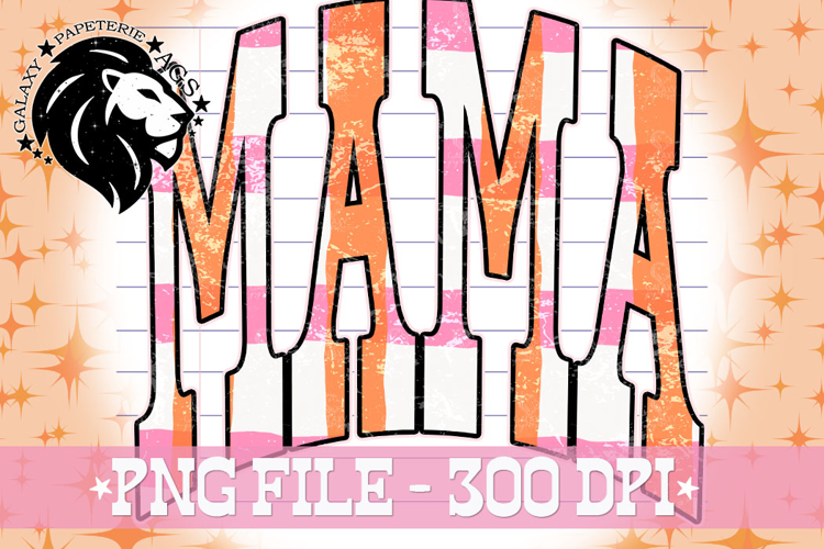 Gingham Fall Mama, DTF Design, PNG
