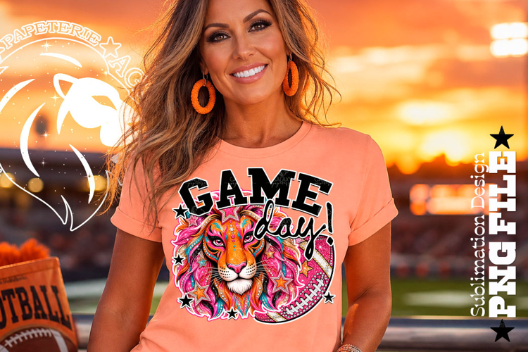 Game day Football Sublimation PNG