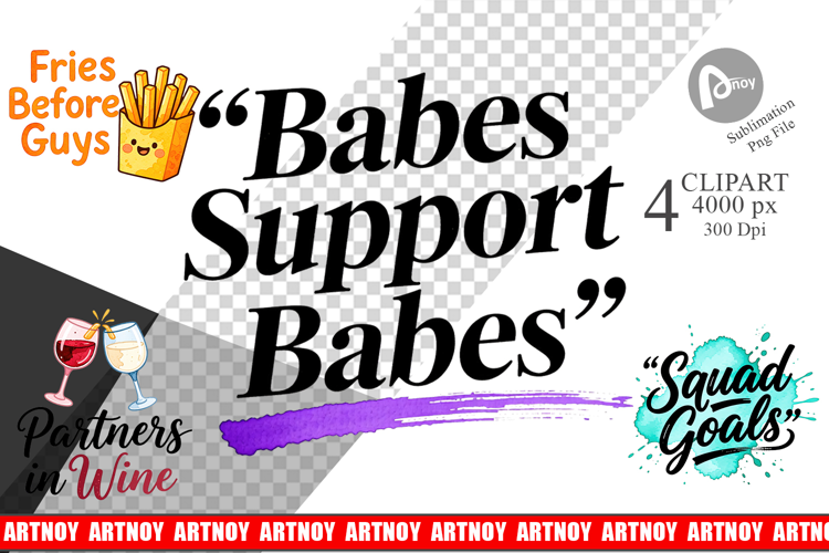 Galentine's Day Quotes Clipart