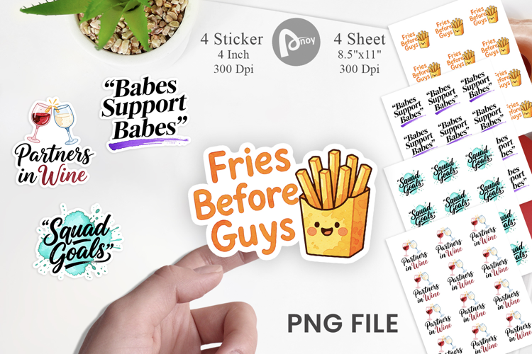 Galentine's Day Quotes Sticker