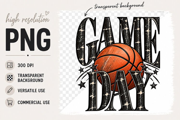 Basketball png, Game Day png example image 1