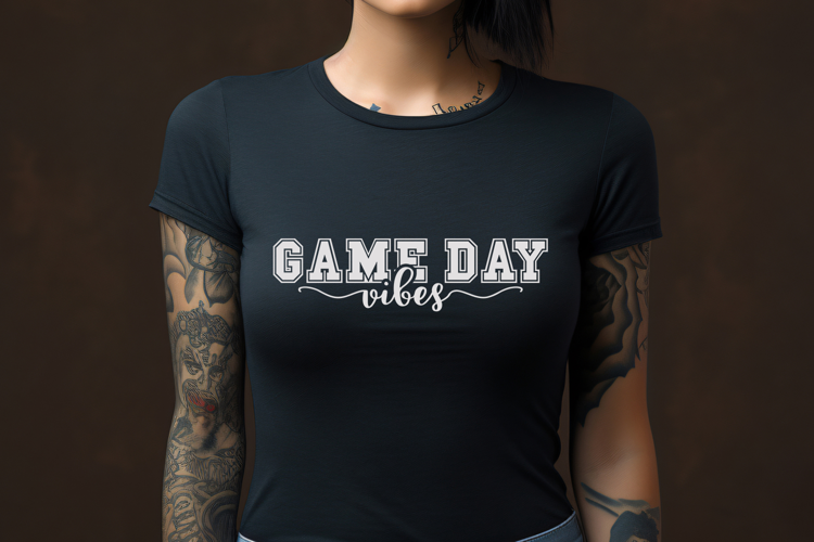 Game Day Vibes Football SVG Quote
