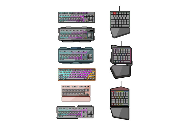 Gaming keyboards and keypads for computer technology devices