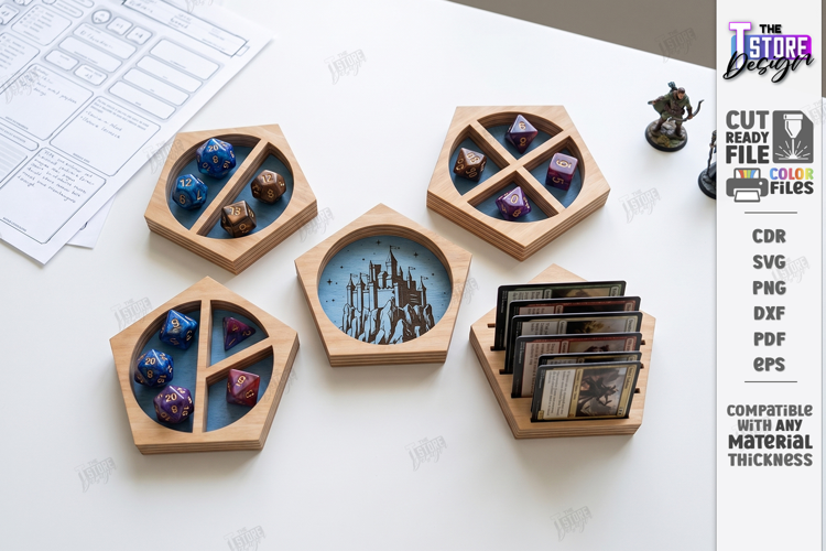 Tabletop Gaming Dice Tray Laser Cut | Board Game | RPG Games