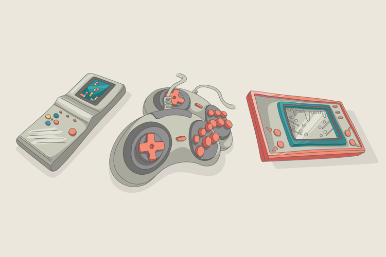 Gaming Equipment Illustrations