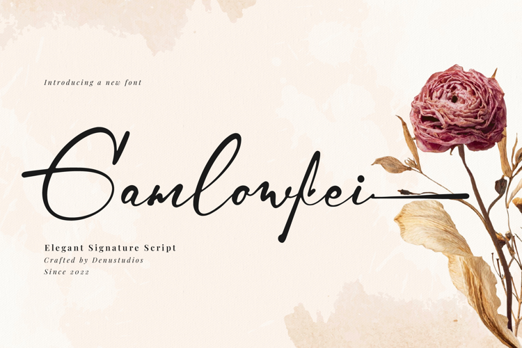 Gamlowfei | Elegant Signature