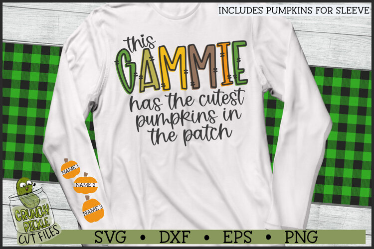 Gammie Pumpkin Patch SVG File example image 1