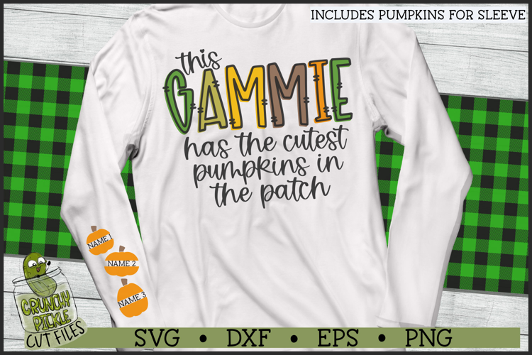 Gammie Pumpkin Patch SVG File