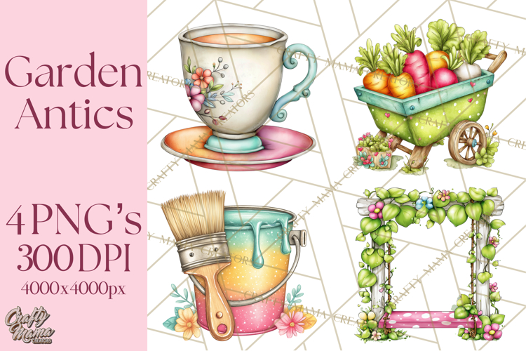 Mischievous Gnome Clipart, Whimsical Garden Clip Art PNG