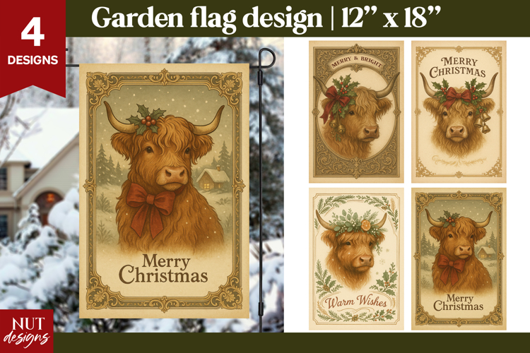 Garden Flag Sublimation Designs Image 19