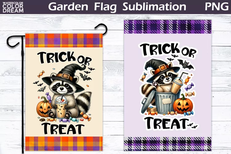 Halloween Garden Flag | Trick Or Treat Garden Flag