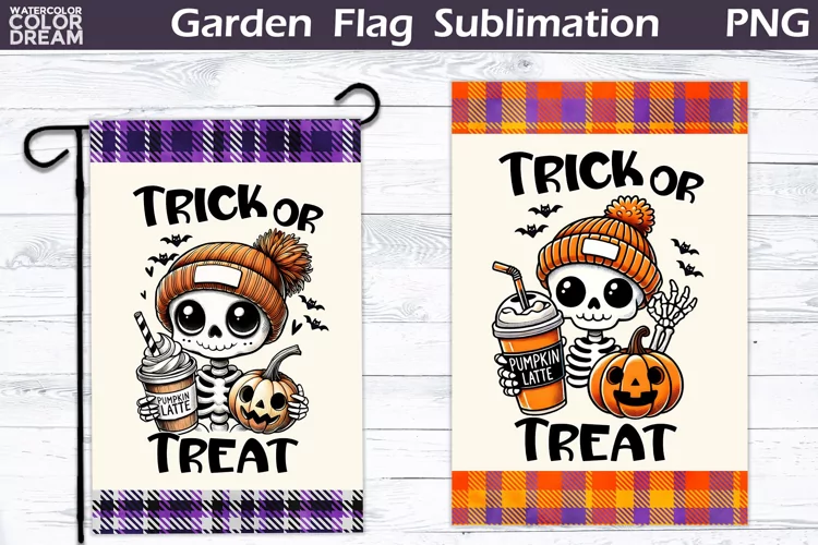 Halloween Garden Flag | Trick Or Treat Garden Flag