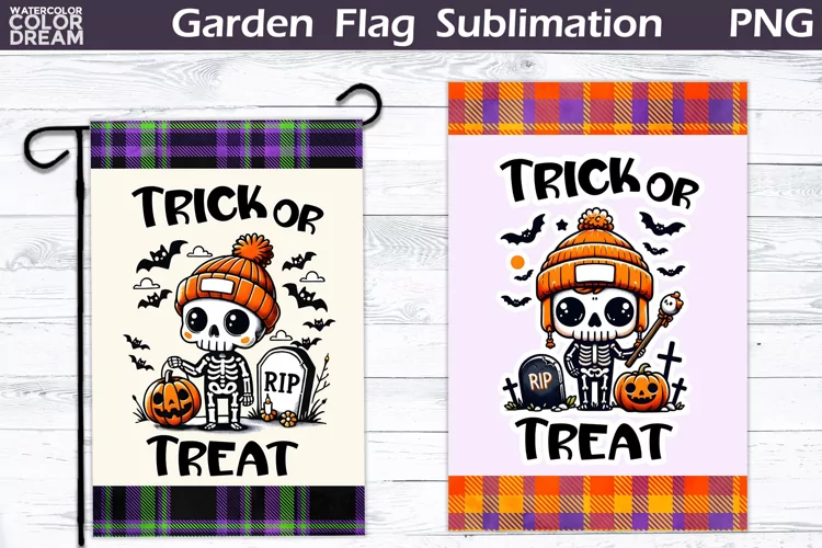 Halloween Garden Flag | Trick Or Treat Garden Flag