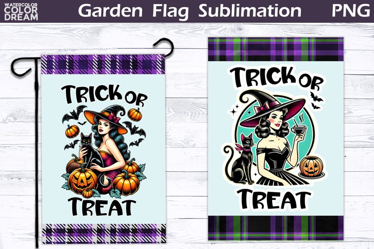 Halloween Garden Flag | Trick Or Treat Garden Flag