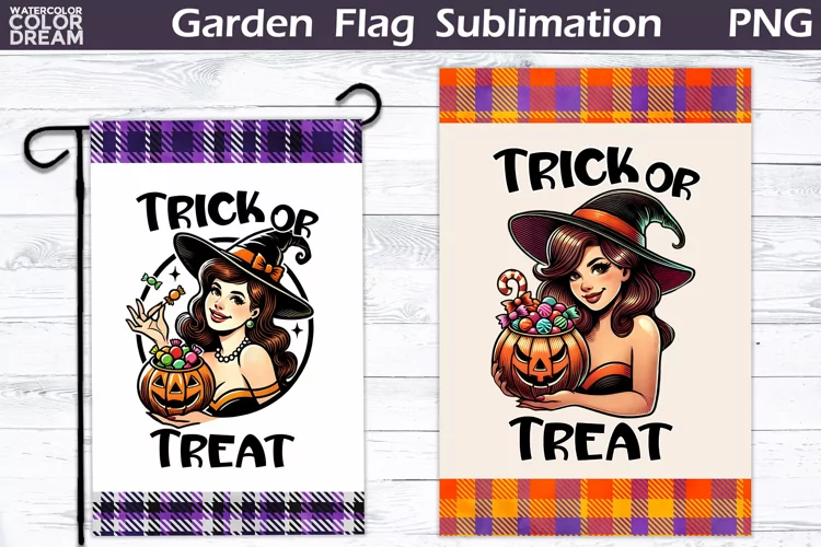 Halloween Garden Flag | Trick Or Treat Garden Flag
